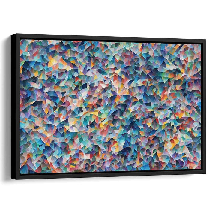 Pastel Cubism Rectangles #122