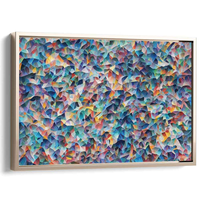 Pastel Cubism Rectangles #122