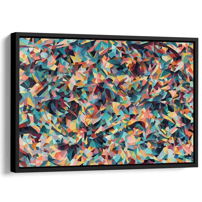 Pastel Cubism Rectangles #126