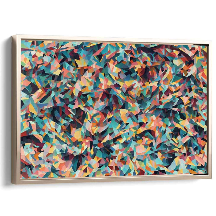 Pastel Cubism Rectangles #126