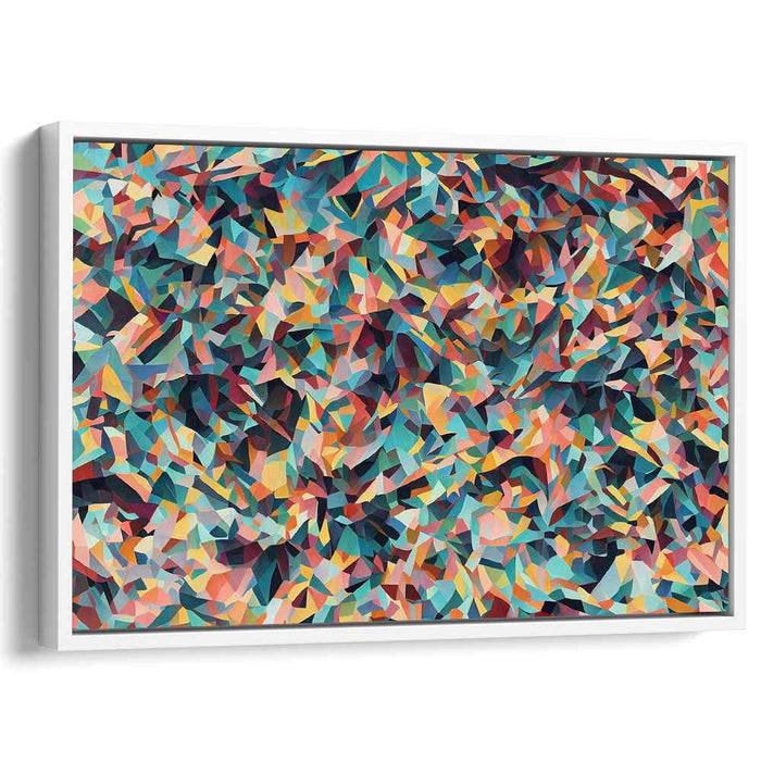 Pastel Cubism Rectangles #126