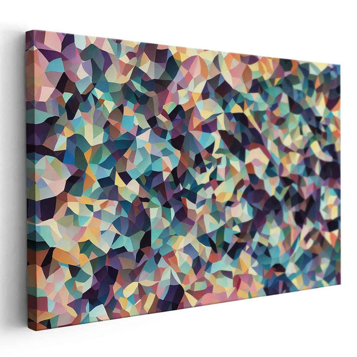 Pastel Cubism Rectangles #128