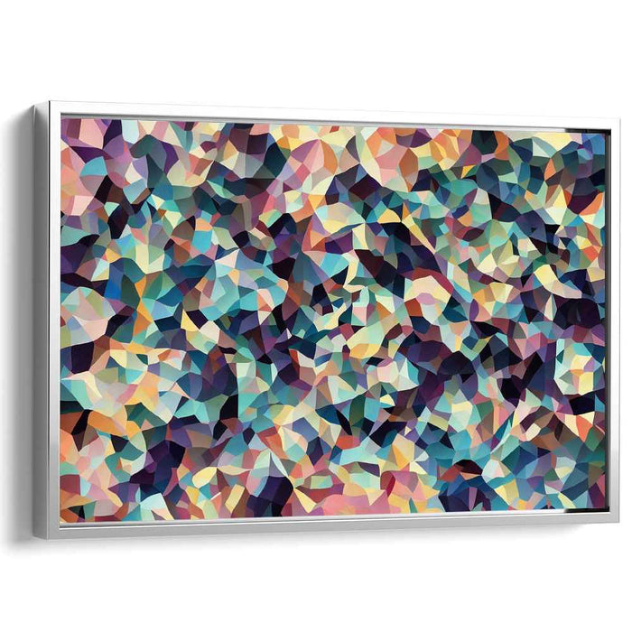 Pastel Cubism Rectangles #128