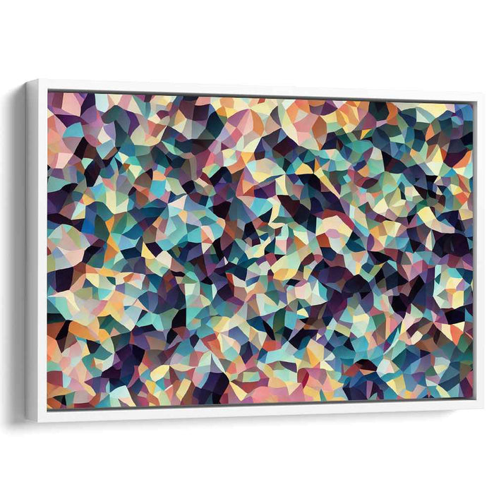 Pastel Cubism Rectangles #128