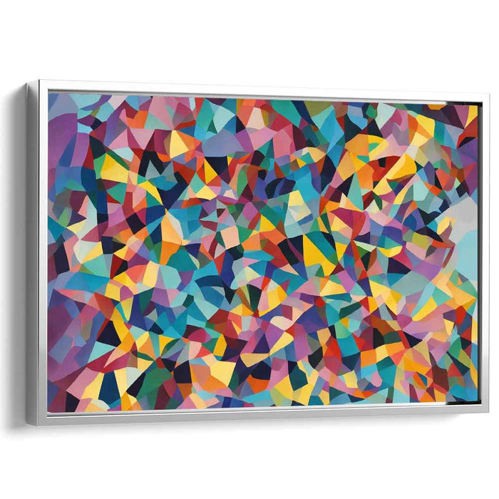 Pastel Cubism Rectangles #129