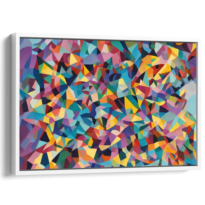 Pastel Cubism Rectangles #129