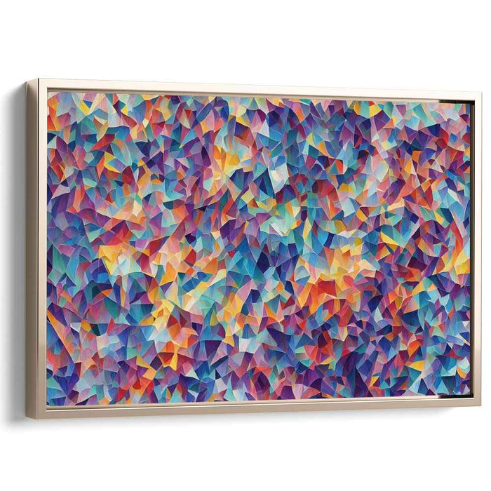 Pastel Cubism Rectangles #134