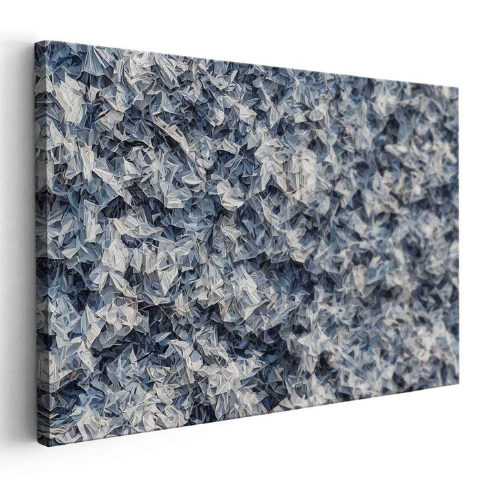 Dimensions Of Shapes In Motion: Abstract Geometric Canvas Art