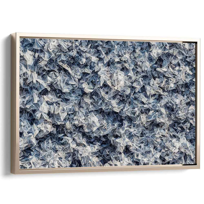 Dimensions Of Shapes In Motion: Abstract Geometric Canvas Art