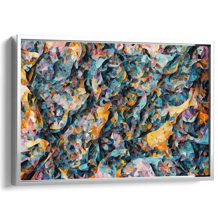 Chaos Unleashed Freedom Dance: Abstract Expressionist Canvas Art Print