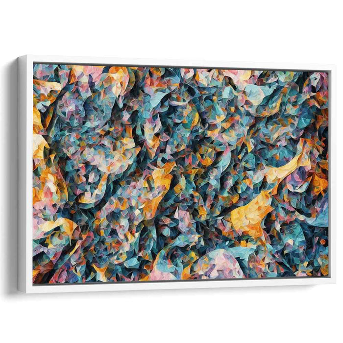 Chaos Unleashed Freedom Dance: Abstract Expressionist Canvas Art Print