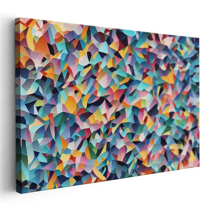 Pastel Cubism Shapes #105