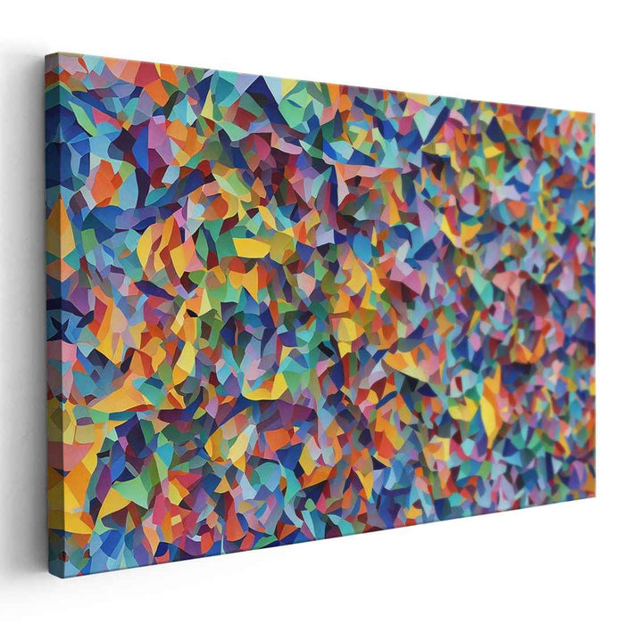 Pastel Cubism Shapes #106