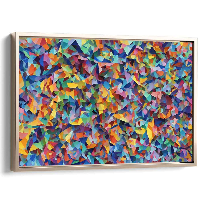 Pastel Cubism Shapes #106