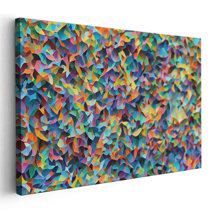 Pastel Cubism Shapes #107