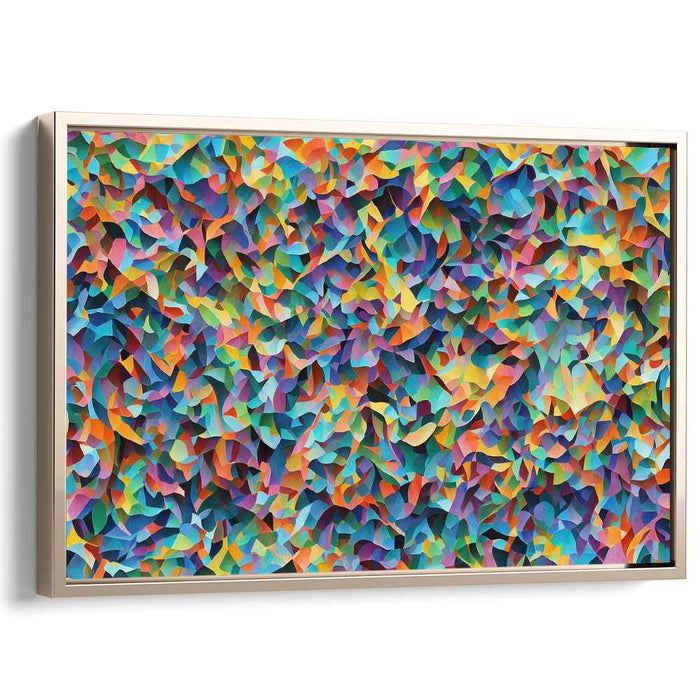 Pastel Cubism Shapes #107