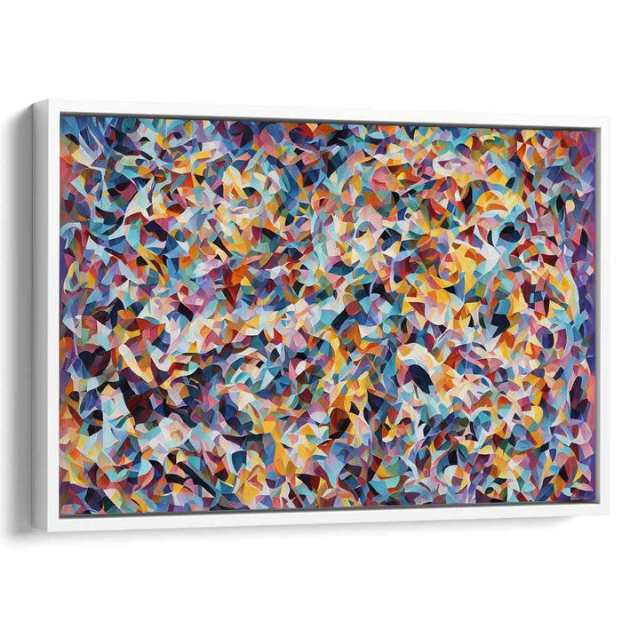 Soul's Colorful Echo: Abstract Expressionist Canvas Art