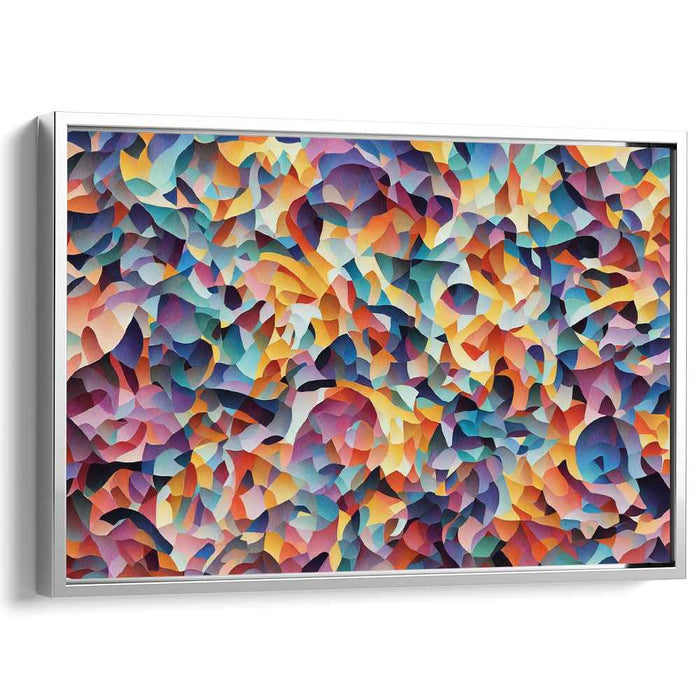 Emotion Melody Burst: Abstract Expressionist Canvas Art Print