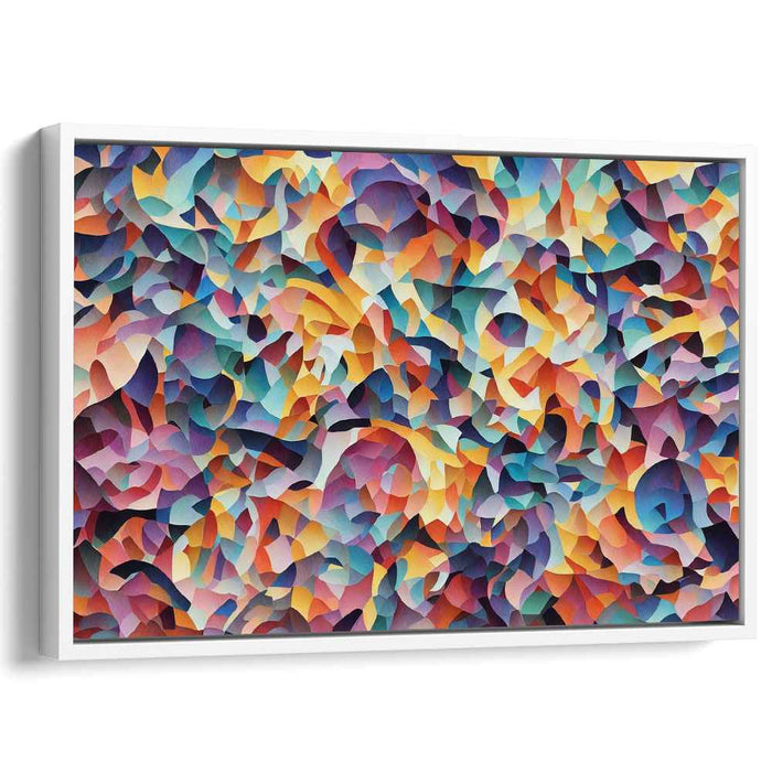 Emotion Melody Burst: Abstract Expressionist Canvas Art Print