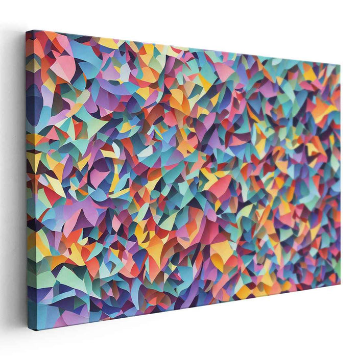 Pastel Cubism Shapes #115