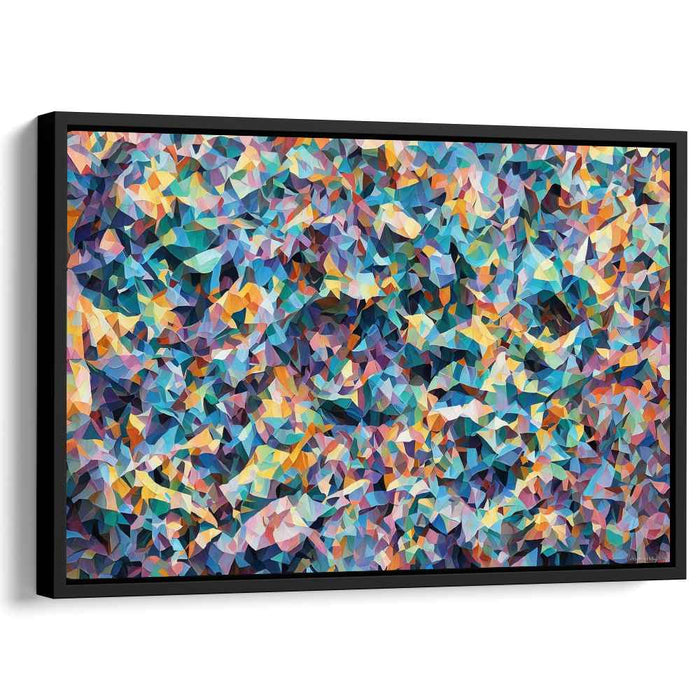 Vibrant Palette Euphoria Burst: Symphony of Color Abstract Canvas Art