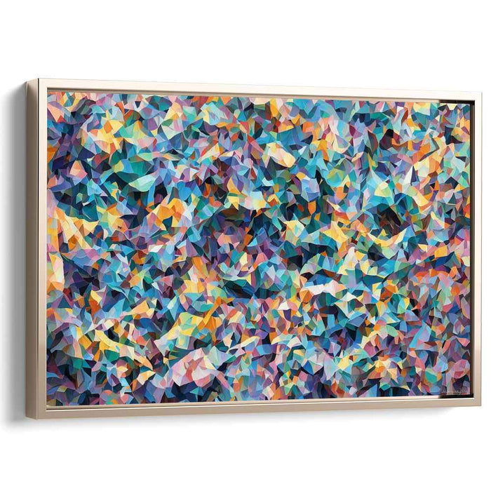 Vibrant Palette Euphoria Burst: Symphony of Color Abstract Canvas Art