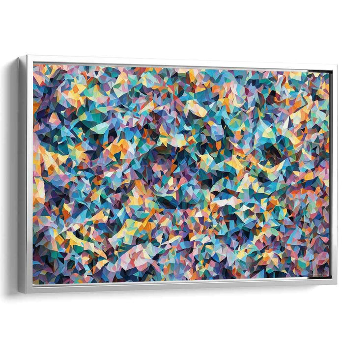 Vibrant Palette Euphoria Burst: Symphony of Color Abstract Canvas Art