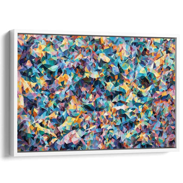 Vibrant Palette Euphoria Burst: Symphony of Color Abstract Canvas Art