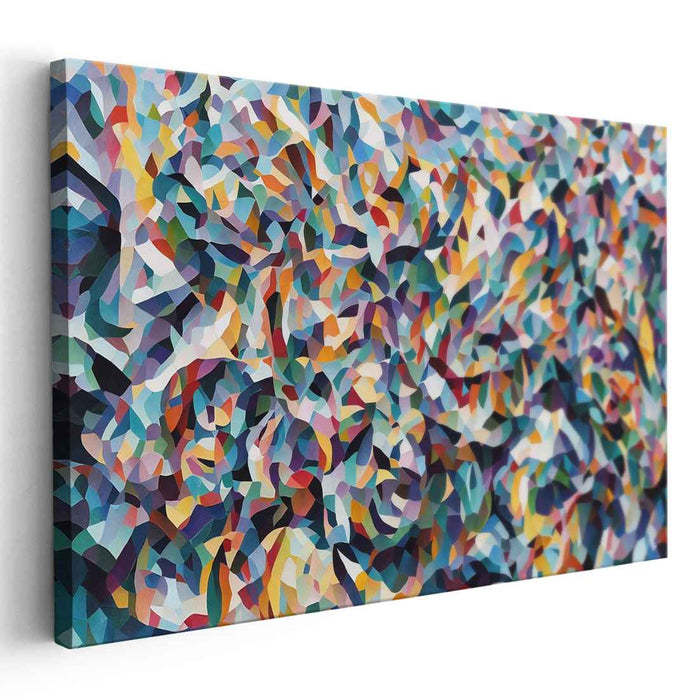 Pastel Cubism Shapes #122