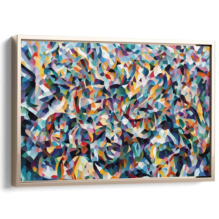 Pastel Cubism Shapes #122