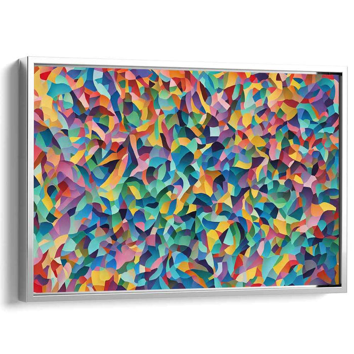 Ethereal Chaos Displayed: Dynamic Abstract Canvas Art Print