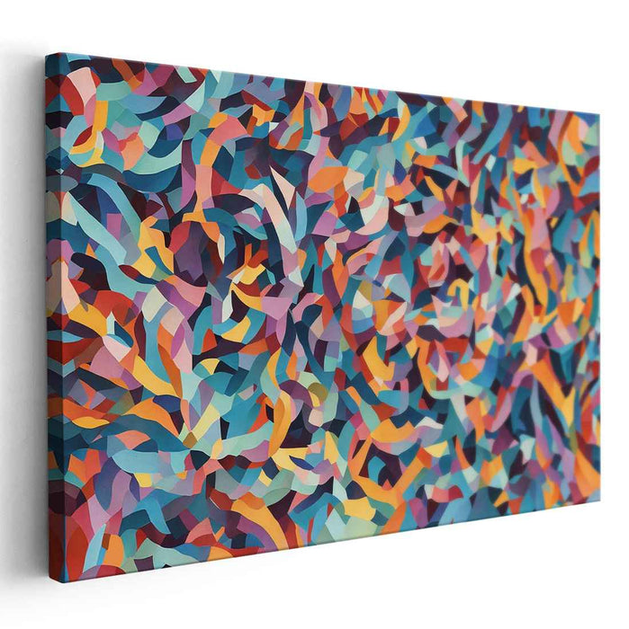 Pastel Cubism Shapes #130