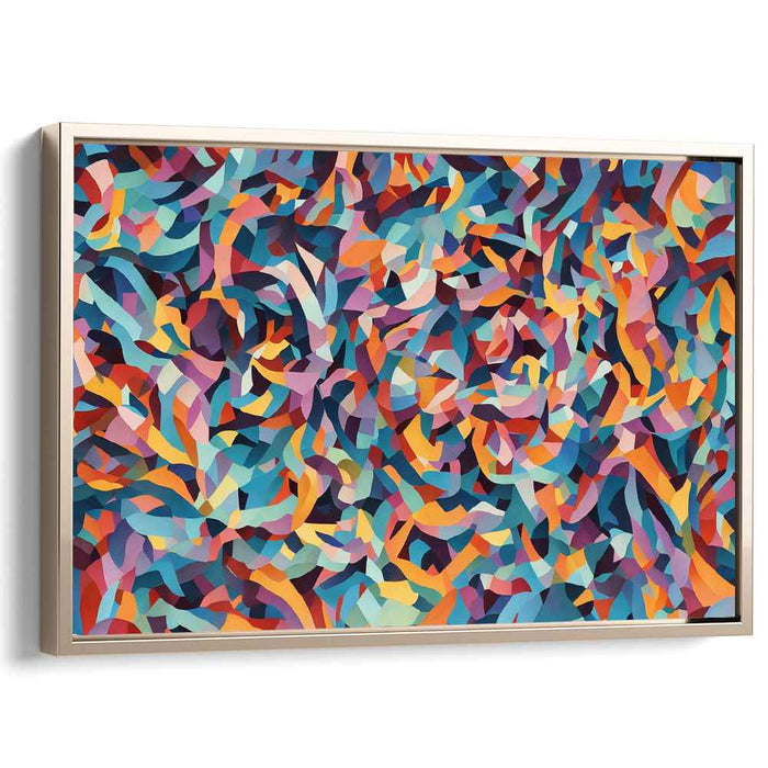 Pastel Cubism Shapes #130