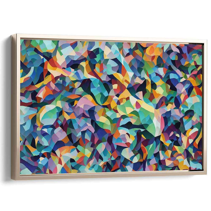 Pastel Cubism Shapes #134