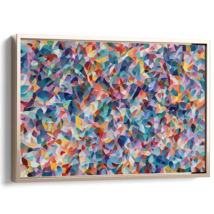 Pastel Cubism Shapes #137