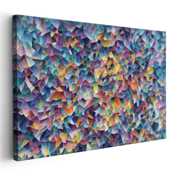 Pastel Cubism Squares #102