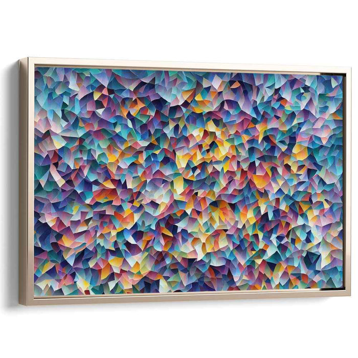 Pastel Cubism Squares #102