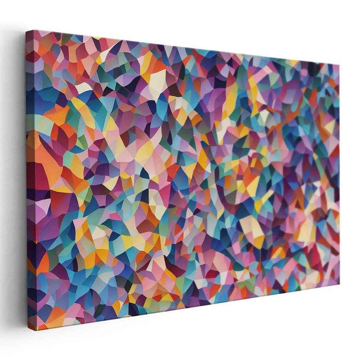 Pastel Cubism Squares #106