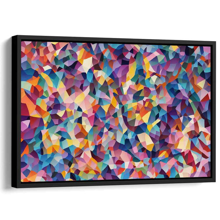 Pastel Cubism Squares #106