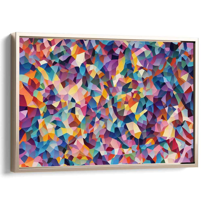 Pastel Cubism Squares #106