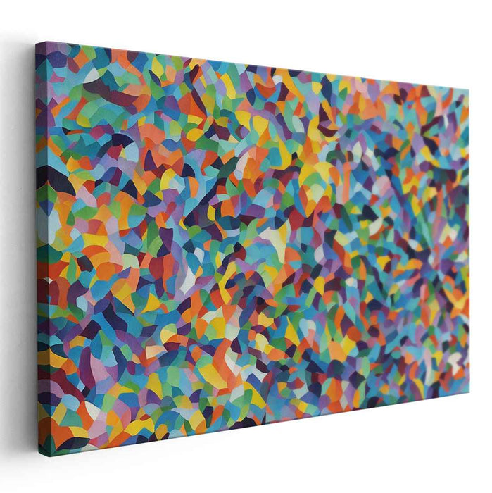 Pastel Cubism Squares #113