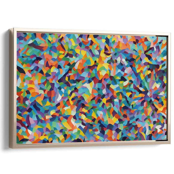 Pastel Cubism Squares #113