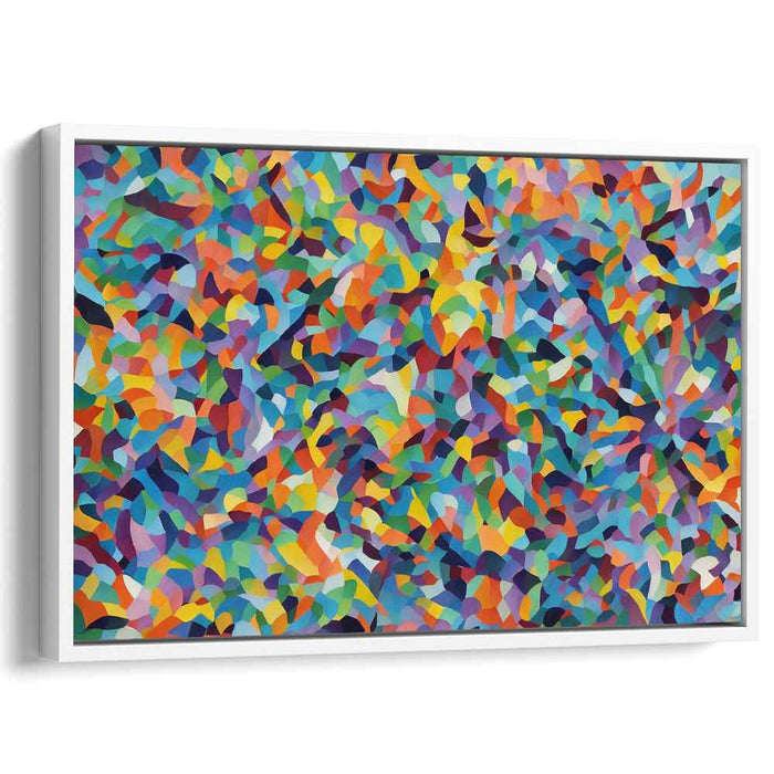 Pastel Cubism Squares #113