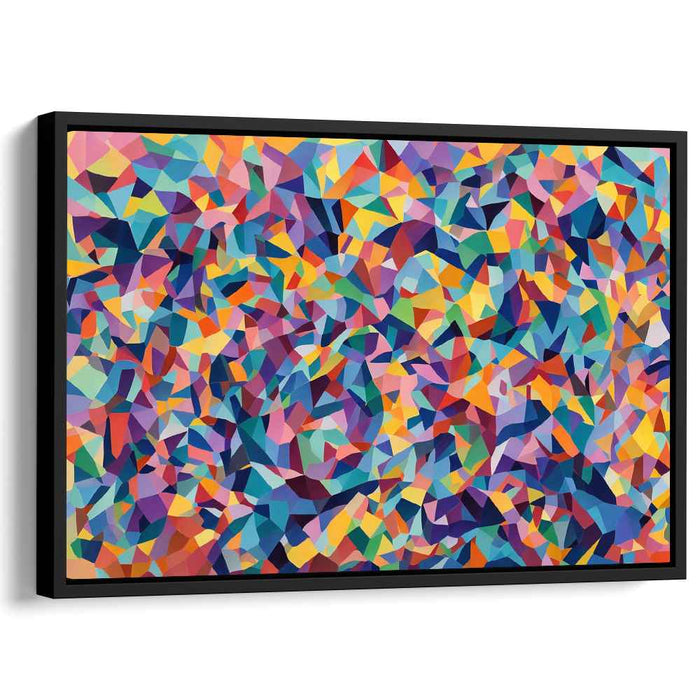 Pastel Cubism Squares #115