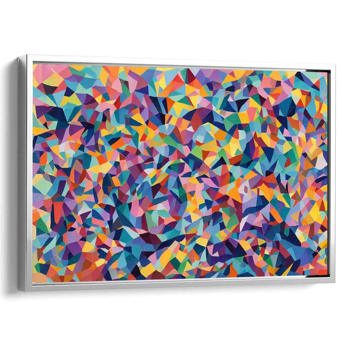 Pastel Cubism Squares #115