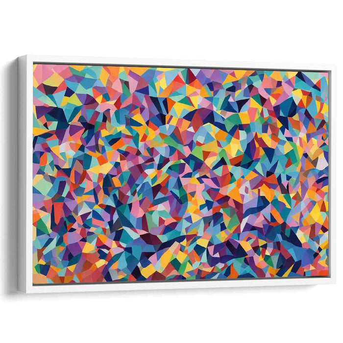 Pastel Cubism Squares #115