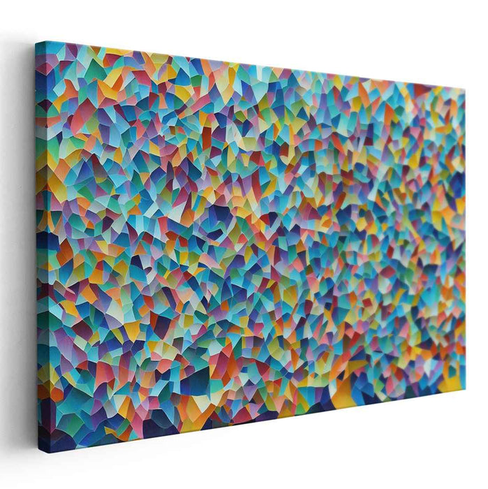 Pastel Cubism Squares #118