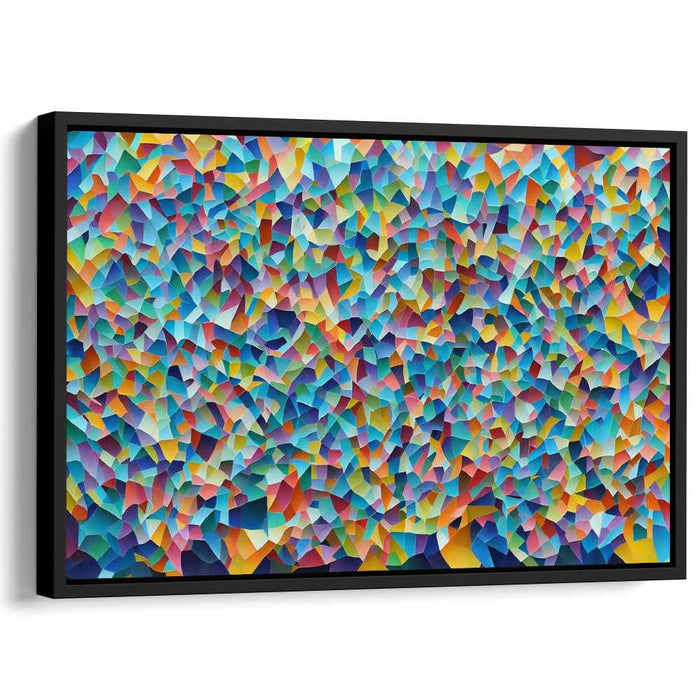 Pastel Cubism Squares #118