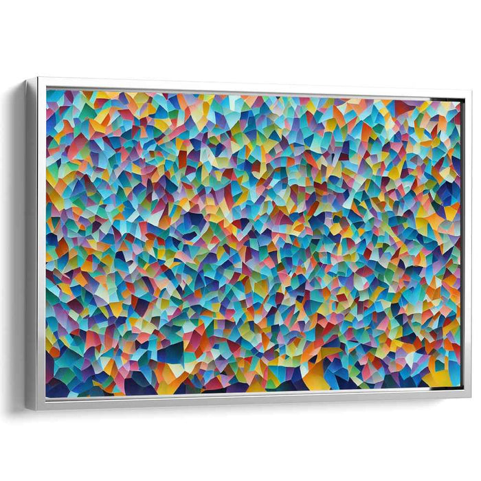 Pastel Cubism Squares #118