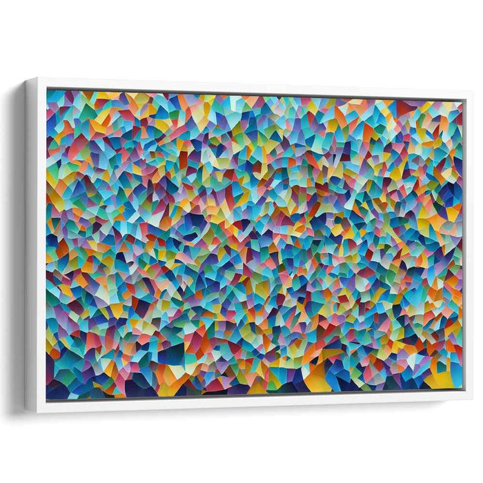 Pastel Cubism Squares #118